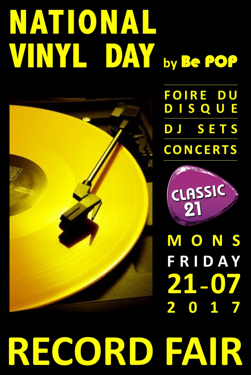 National Vinyl Day By Be POP Foire du Disque fr Brocantes.be